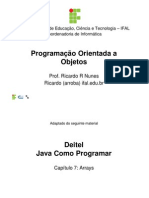 Arrays para análise de enquete