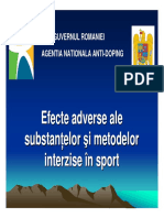 Efecte Adverse Ale Substantelor Interzise