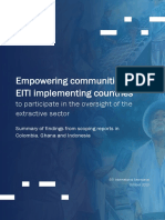 Empowering Communities in Eiti Implementing Countries