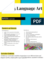 Prek-4 Language Art