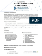 CP MicroCurso Farmacología de Perros y Gatos