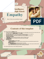 Emotional Intelligence Subject For High School - 9th Grade - Empathy by Slidesgo