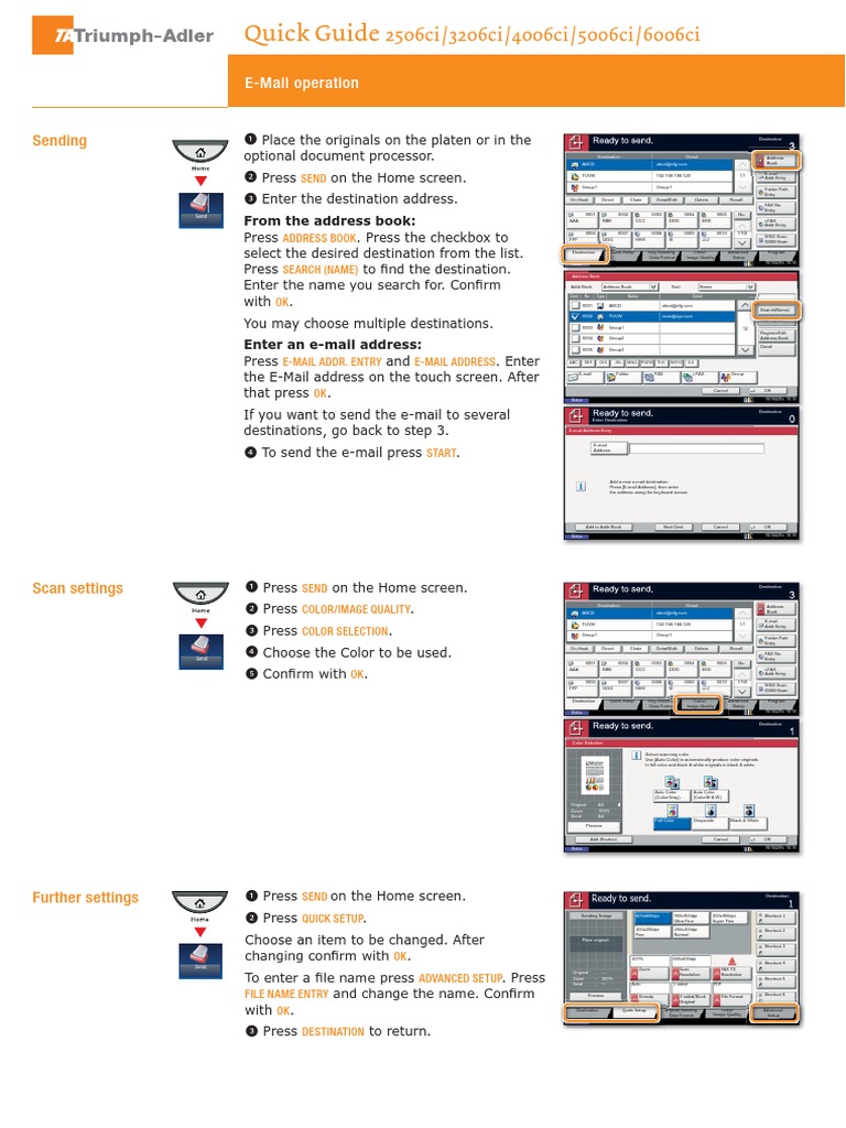 E-Mail and Fax Operations Guide | PDF | Fax | Computer Engineering
