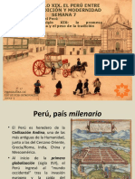 Semana 7 El Perú en El Siglo XIX, Entre La Tradición y La Modernidad