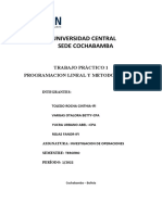 Programacion Lineal - Metodo Simplex