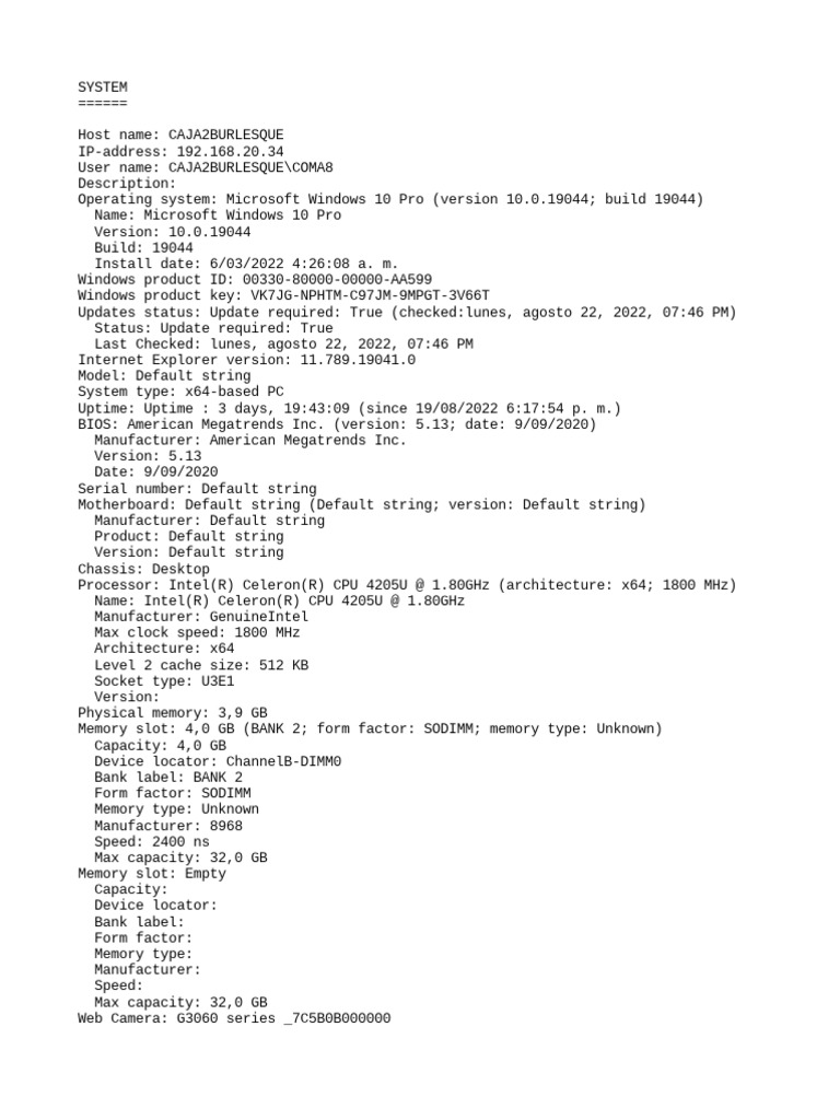 Windows 10 System Overview and Updates | PDF | Microsoft Windows ...