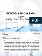 Presentacion Reforma Fiscal CFF 2020