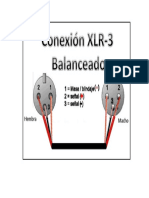 xlr-3 Balanceado