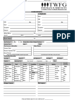 TWFG Home Quote Sheets