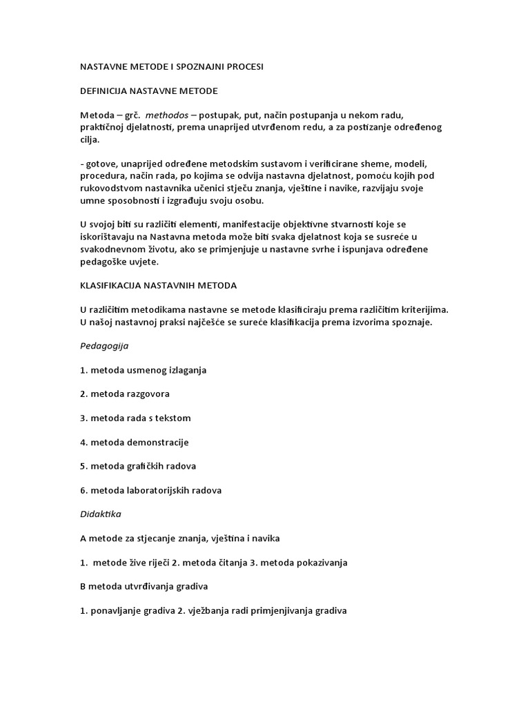 METODIKA | PDF