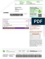 Fatura Oi com detalhes de serviços e pagamento