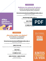 Números de atención Facultad de Comunicaciones y Filología