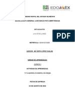 La química, la materia y la energía