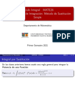 Clase 3 Técnicas de Integración - Sustitución - CP 2021-1