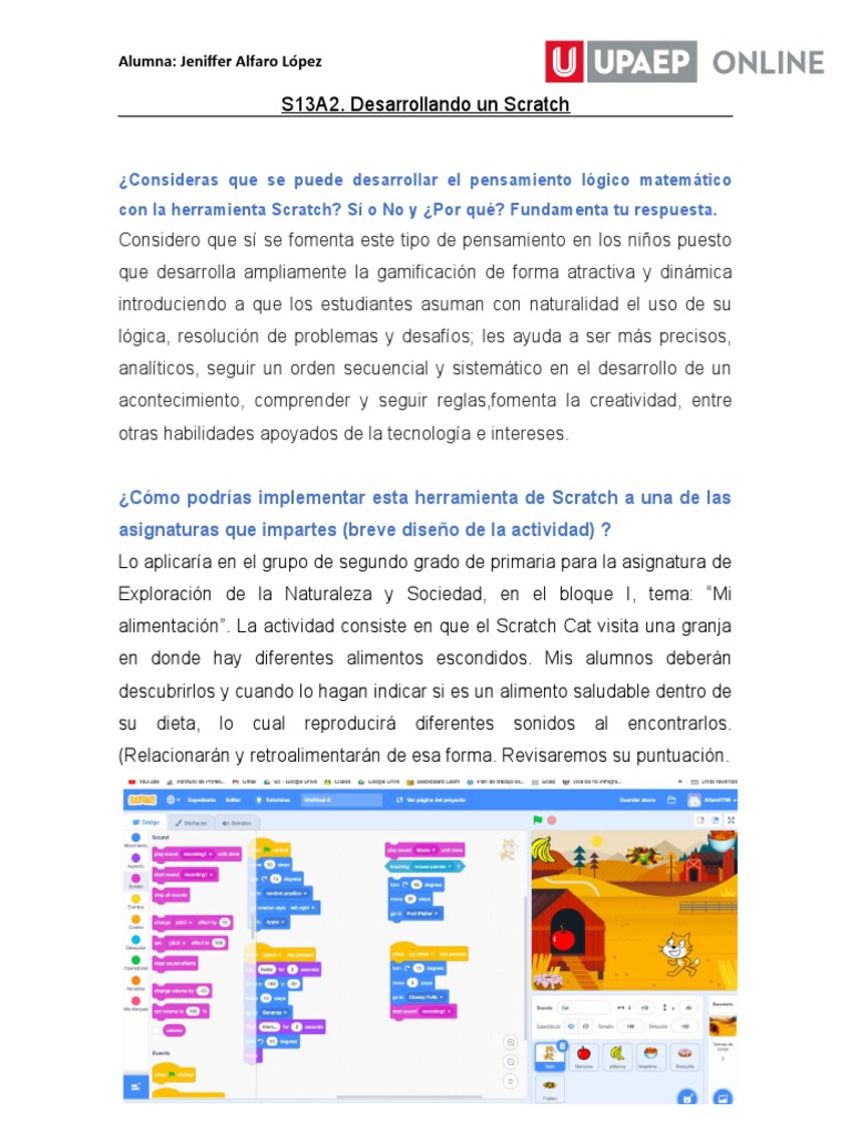 Fomentando Lógica Matemática con Scratch | PDF | Informática