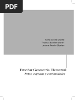 Enseñar Geometría Elemental: Retos, Rupturas y Continuidades