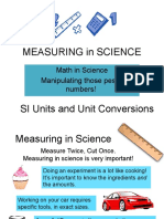 SI Units and Unit Conversions