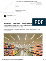 5 Tips For Consumer Choice Models - by Isha Gupta - Towards Data Science