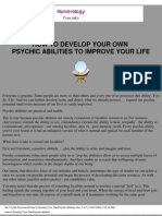 Develop Your Psychic Abilities