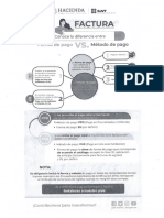 Forma y Metodo de Pago