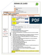 Cronograma 4 Sem (22 Al 26-08) III Bim. 2º Sec Ingles