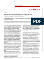 Editorials: Covid-19 Risks and Response in South Asia