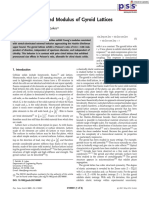 Physica Status Solidi B - 2021 - DeValk - Poisson S Ratio and Modulus of Gyroid Lattices