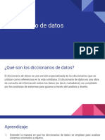 Clase 8 - Diccionario de Datos