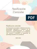 Planificación Curricular