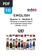 English 10 - Q4-Module 5 (Week 6 To Week 8)