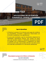 Semana 13 - 2 - Función - Cuadrática - Aplicaciones