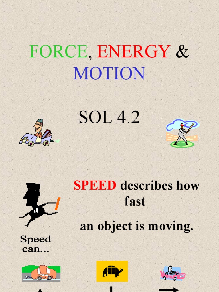 Force Energy Motion PDF Force Energy