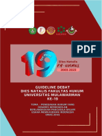 Guidebook Lomba Debat Dies Natalis FH Unmul Ke-19