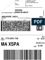 Ma Xspa: Foo Cheong Exim & MFR Enterprise 30 Kallang Pudding RD #06-07 SINGAPORE 349312