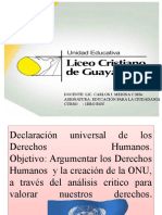 Declaracion de Los DERECHOS HUMANOS