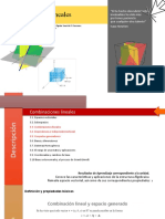 3.3 Combinaciones Lineales