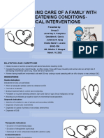 Sas 56: Nursing Care of A Family With Life Threatening Conditions-Surgical Interventions