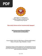 Bce 222 (Mechanics of Deformable Bodies) Ulo 1 Sim SDL