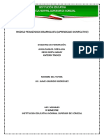 Modelo pedagógico desarrollista aprendizaje significativo