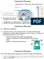 Lesson 1 - Community Pharmacy