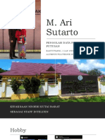 M. Ari Sutarto: Pengolah Data Perkara Dan Putusan