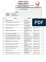 Daftar Hadir 23 Agustus 2022