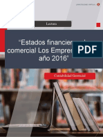 Estados Financieros de Comercial Los Emprendedor