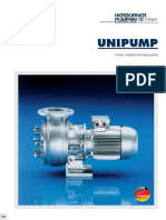 Close coupled sewage pump UNIPUMP technical overview