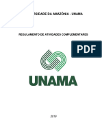 Regulamento de Atividade Complementar UNAMA