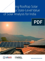 Quantifying Rooftop Solar Benefits: A State-Level Value of Solar Analysis For India