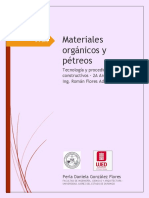 Materiales Orgánicos y Pétreos - González Flores Perla Daniela