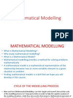 MTHED 53 Mathematical Modelling