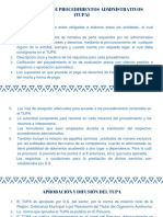 D.A. II - TUPA. - El Acto Administrativo. - Caracterísiticas. - Requisitos de Validez