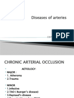 Diseases of Arteries - Arterial Occlusion